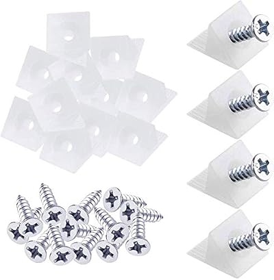 Esteopt 100pc Drawer Supports Wedges Repair Kit Furniture Chest Bottom Sagging