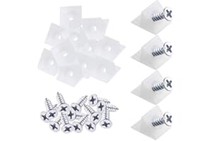 100 PCS Drawer Supports Drawer Bottom Sagging Repair Fix Mending Wedges, Drawer Repair Kit with Screws Furniture Chest Drawer