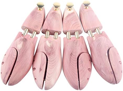 Cedar Shoe Tree - Men's Shoe Trees Twin Tube Adjustable Red Cedar Wood Boots Trees US Size