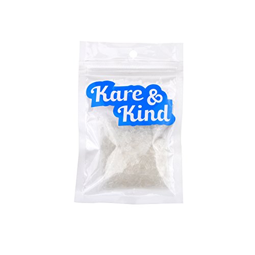 Earring Backs - 500pcs - Earring Backs - Clear with Kare & Kind retail packaging (2.5mm x 3mm)
