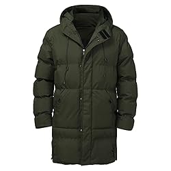 Tiljvks Men's Winter Coats 4xl Parka Winter Coat