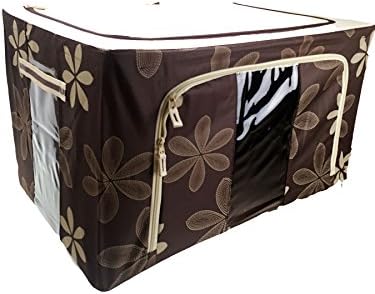 SHICK Medium Lidded Storage Bin, Sun Flower, 13.5 By 24 By 16.5 Inches (Coffee)