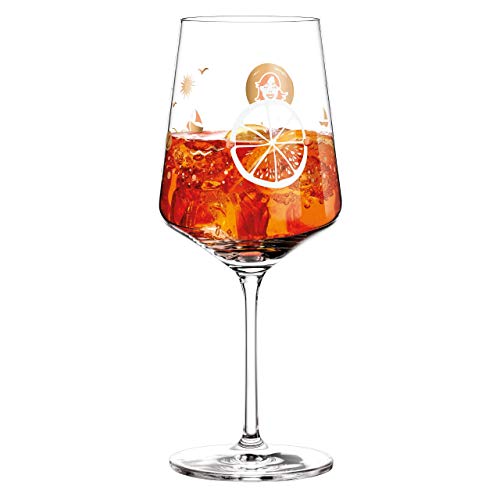 RITZENHOFF Aperizzo Aperitifglas von Werner Bohr, aus Kristallglas, 544 ml, mit edlen Goldanteilen – Bild 3
