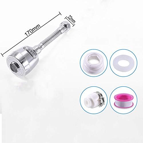 Threew Kitchen Sink Faucet Spray Head 360 Rotary Nozzle Water Purifier Adapter Shower Extender Splash Guard Water Saving Tap Bubbler Connector Aerator Diffuser Kitchen Accessories Size M Buy Online At Best Price
