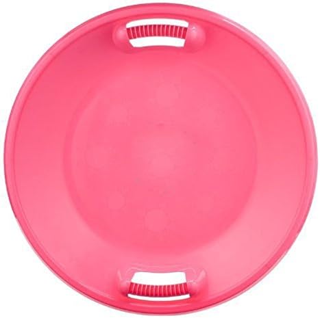 Kingmys Snow Sled Flying Saucer for Kids, Pink