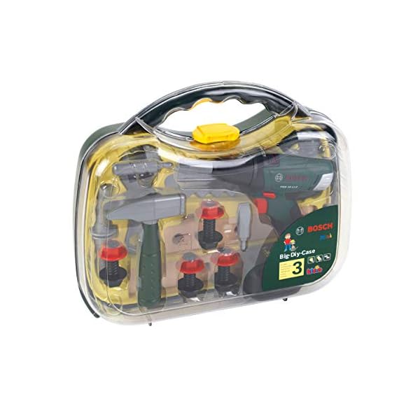 Theo Klein 8584 Bosch DIY Case with Cordless Screwdriver I Workshop set with lots of Accessories and Tools I Toys for… – Bild 5
