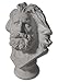 Torino Mini Marseilles and or Moses Head Plaster Cast Mannequin, Great for Artists, Artistic Piece, White, 4