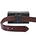Dual Poacket Horizontal Executive Holster Belt Clip Pouch Case for iPhone 16 Plus iPhone 15 Pro Max Samsung Galaxy S25 Ultra S24 FE S23 Ultra A15 A16 A55 A35 Google Pixel 9 Pro XL