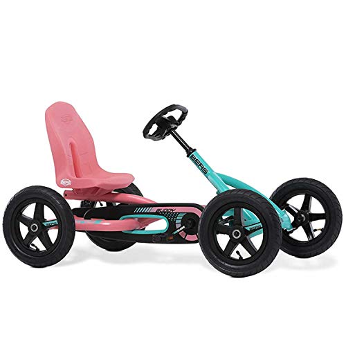 Berg Buddy Lua Pedal Kids Go Kart Pink/Mint - Thumbnail 5