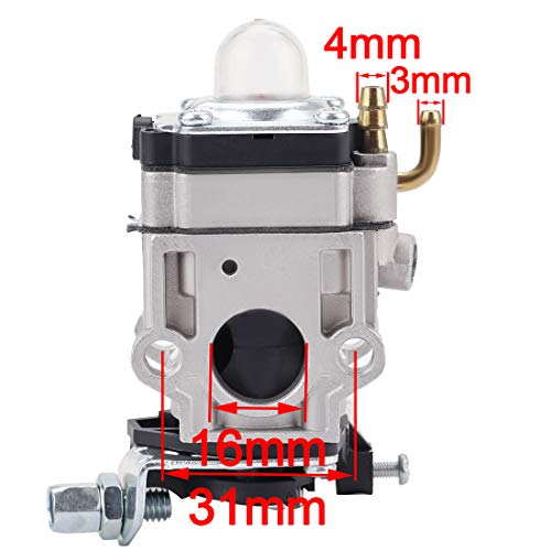 Hipa 300486 Carburetor for Earthquake E43 E43CE Auger MC43 MC43CE MC43E
