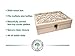 Essential for Life – 48 Slot Wooden Essential Oil Box – Great Carry Case Organizer & Holder for Storage Display Travel & Presentation – Protects 5, 10 & 15ml Bottles in an Elegant Decorative Designthumb 1