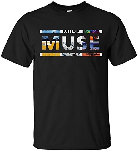 SKKE Men's Muse Music Band T-Shiirt black M