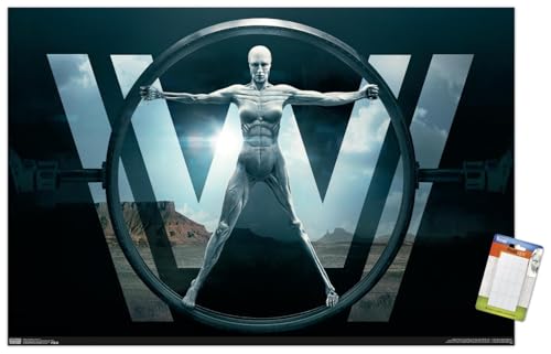 Trends International Westworld - Key Art Wall Poster, 22.375" x 34", Premium Po…
