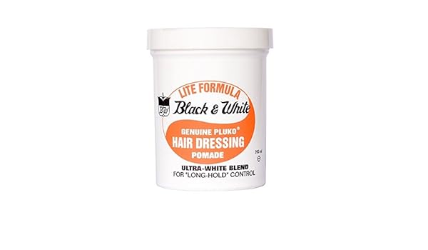 Amazon Com Black And White Pluko Lite Pomade 200 Ml By Black And