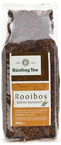 Bünting Tee Rooibos Sahne-Karamell, 6er Pack (6 x 200 g)