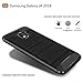 Galaxy J4 2018 Case, Sucnakp TPU Shock Absorption Technology Raised Bezels Protective Case Cover for Samsung Galaxy J4 2018 Smartphone (Black)