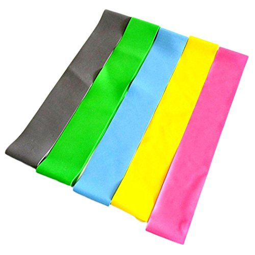 image for Witspace Resistance Band Loop for Yoga Pilates GYM Fitness Exercise Wo