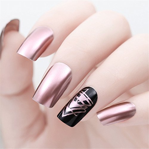 BORN PRETTY Mirror Nail Polish Metallic Luster Series Rose Gold Nail