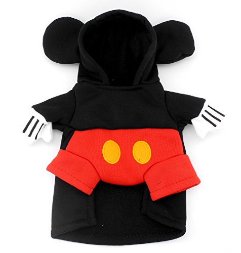 SMALLLEE_LUCKY_STORE Pet Dog Cat Mouse Costume Hoodie Party Cosplay Clothes,for Small Dog under 20 pounds