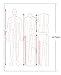 EXTCCT Man's Fashion Illustration Ruler, Drawing Template Ruler Set Sewing Humanoid Patterns Design, Clothing Measuring French Curve Rulers A4 Pattern Paper Draft Drawings