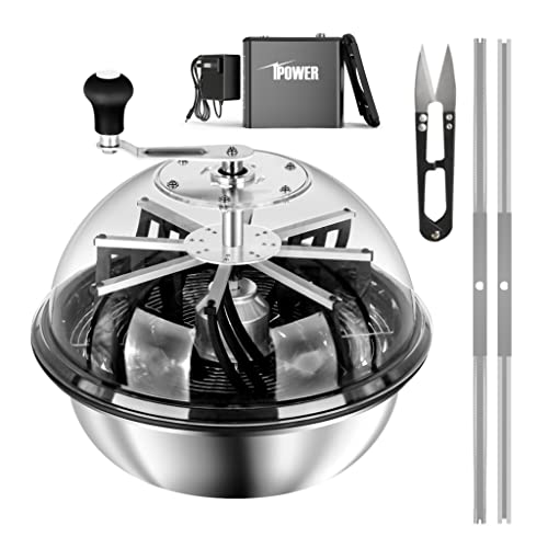 iPower 16 inch Trimmer Leaf Bowl Machine Twisted Spin Cut with Electric Powered…