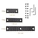 Picatinny Rail Mount Sections for Keymod System, Aluminum Rail Mount (5-Slot 7-Slot 13-Slot) with 3 Allen Wrench, Matte Black