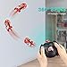 INLAIER Remote Control Car Gravity Defying RC Car Race Car Toys for Floor and Wall or Glass, Rechargeable Fast RC Car 360°Rotating Stunt Wall Climbing Car RC Cars for Kids and Adults (Red)