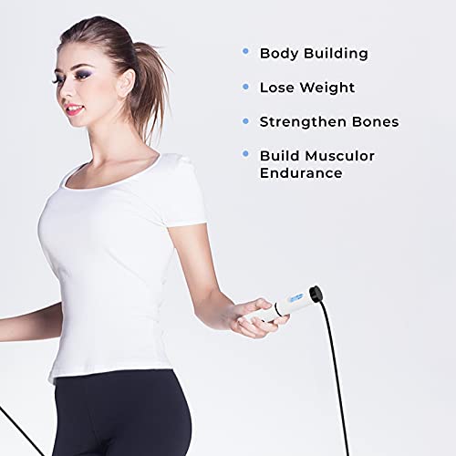 Jump Rope Speed Skipping Rope with Calorie Counter Smart Skipping Rope