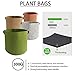 EIIORPO Plant Bags 4 Pack Colorful Mix,Durable Grow Bags 3/5/7/10/20 Gallon Nonwoven Aeration Fabric Pots with Handles,Grow Containers for Vegetable/Flower/Nursery. (4-Pack-10 Gallon)thumb 3