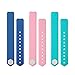 LETSCOM Replacement Straps for ID115HR or ID115, 3 Pack(Blue+Pink+Green), Not for ID115PLusHR/ID115U