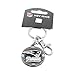 aminco NFL New England Patriots Impact Keychain, Silver, One Size