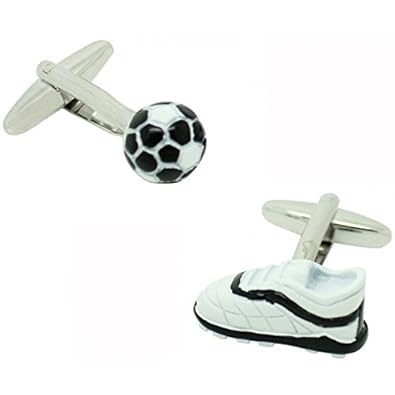 MasGemelos - Gemelos Pelota y Balón de Fútbol 3D Cufflinks: Amazon ...