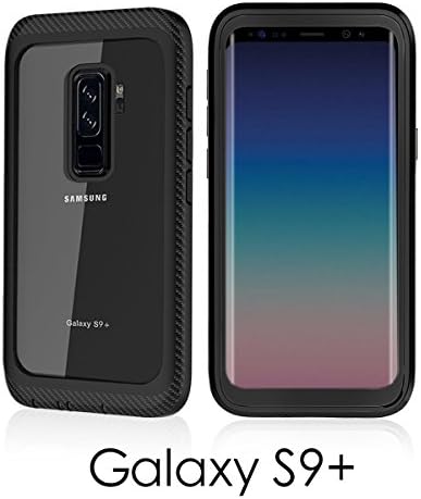 Samsung Galaxy S9 Plus Case Justcool Full-body Rugged Protect Slim Fit Clear Case With Built-in Screen Protector for Samsung Galaxy S9 Plus