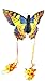 HQ Kites Swallowtail L Butterfly Kite, 51 Inch Single Line Kite with Tail