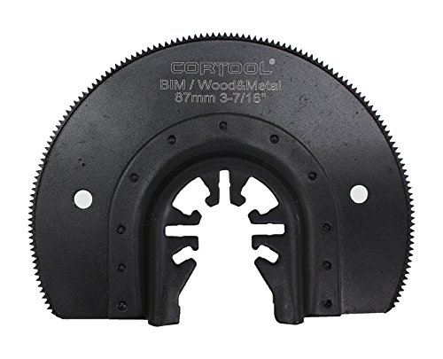 4 Pcs Precision Oscillating Multitool Blades Set Quick Release Oscillating Multifunction Saw Blade Fit Universal Porter Cable Bosch Black & Decker Dewalt Multimaster Vibration Saw Blade TF59100024 - Thumbnail 3