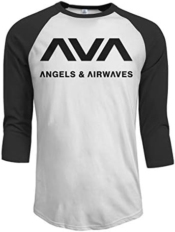 RUTFUDSA Angels & Airwaves White Men's 3/4 Sleeve Raglan Baseball T-Shirts