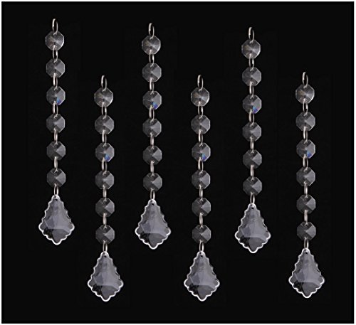 New Style 30PCS Acrylic Crystal Beads Garland Chandelier Hanging Wedding Party Celebration Decor ... (style 6)