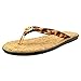 MICHAEL Michael Kors Women's Jet Set MK Jelly Flip Flop Tortoise PVC 7 M