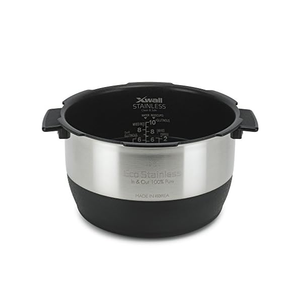 CUCKOO CRPCHSS1009FN Induction Heating Pressure Rice Cooker, 10 cups, Metallic The Home