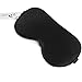 Eye Mask for Sleeping PaiTree Natural Silk Sleep Mask & Blindfold, Professionally-Made, Super-Smooth & Skin-Friendly Eye Shade Eye Cover for Sleeping for Woman & Man (Black)