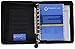 FranklinCovey 33963 Nappa Leather Ring Bound Organizer with Zipper, 5-1/2 inch x 8-1/2 inch, Black