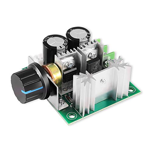 12V-40V 10A PWM DC Motor Speed Controller, High Torque & Low Heat Radiation Frequency Controller with Knob-High Efficiency, Variable Speed Regulator Governor Switch