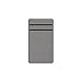 mophie Hold force wallet for use with Base Case for Apple iPhone 7 and iPhone 7 Plus - Gray