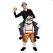 Carry Me Ride On Riding Shoulder Bavarian Beer Guy Ride Costume Christmas-One Size(Ship by DHL)