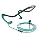 Sport Headphones with Microphone, Running Exercise Stereo Earbuds, in Ear Earphones 3.5mm Jack Earphones Neckband Workout Headsets for Running Gym Jogging Etc(Blue)