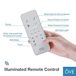 Ove Decors Yosemite Bidet Toilet Built-in with Tank