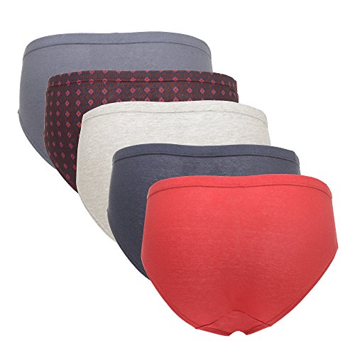 Van Heusen Men’s Underwear Low Rise Briefs with Contour Pouch (5 Pack