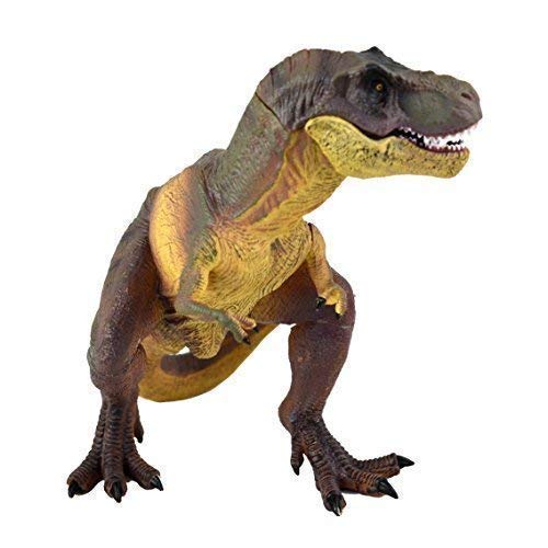 Solid Dinosaur Toy T-Rex Tyrannosau​rus with Movable Jaw Dino Gift for Boys Girls Kids Age 3+ & Home Office Display
