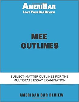 Multistate essay exam subjects