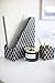 Gray Desk Sets and Accessories for Women - 4 Piece Set - Mail Sorter, Desk Organizer Tray, Pen Cup, Magazine File Holder - Girly Desk Accessories